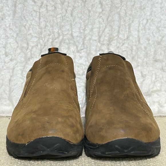 Merrell Big Kids Brown Nubuck Leather Jungle Moc Slip On Casual Shoes SZ US 6 - Picture 3 of 12
